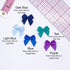 1" or 25mm Small Satin Bows in 18 Colors!- Set of 2 - Stitch Love Studio