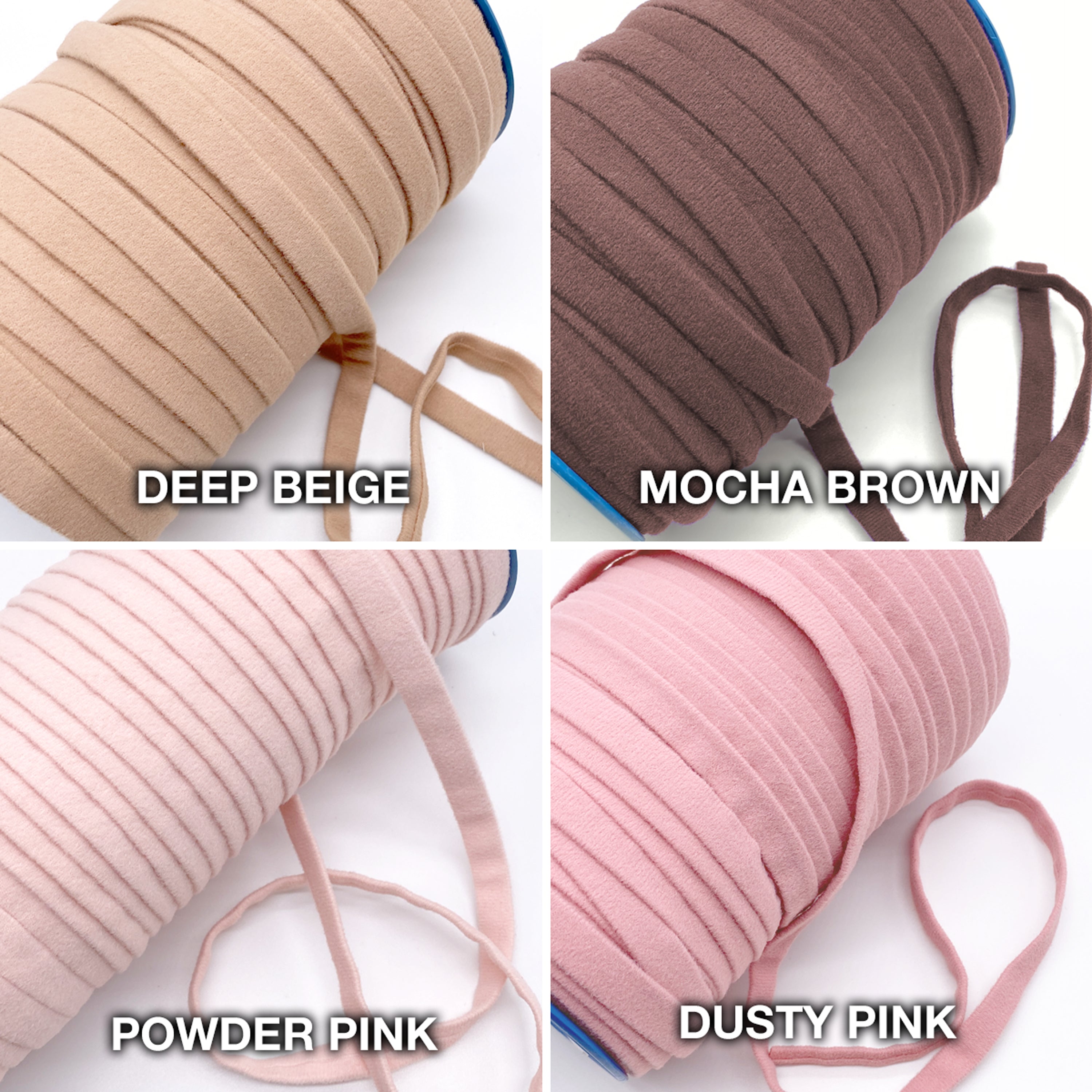 3/8" (10mm) Plush Rigid Bra Underwire Casing/Channeling- 2 Yard - Stitch Love Studio