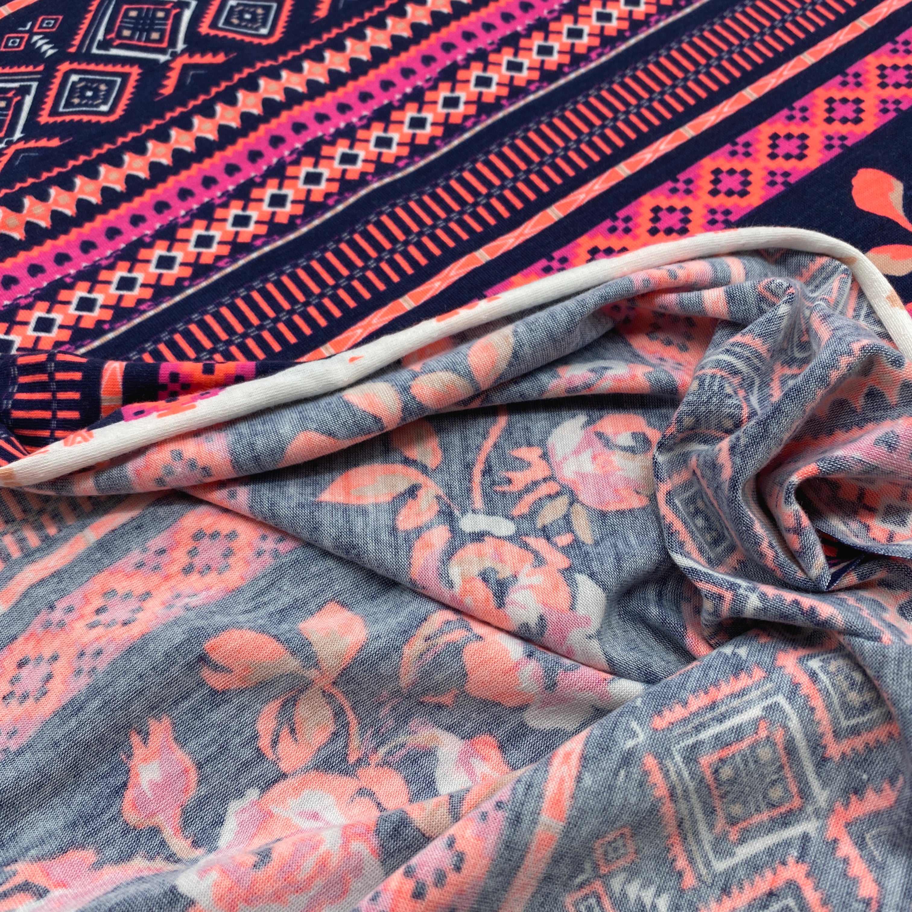 CLEARANCE- 1 YARD Cotton Rayon Spandex Knit Jersey Fabric - Stitch Love Studio