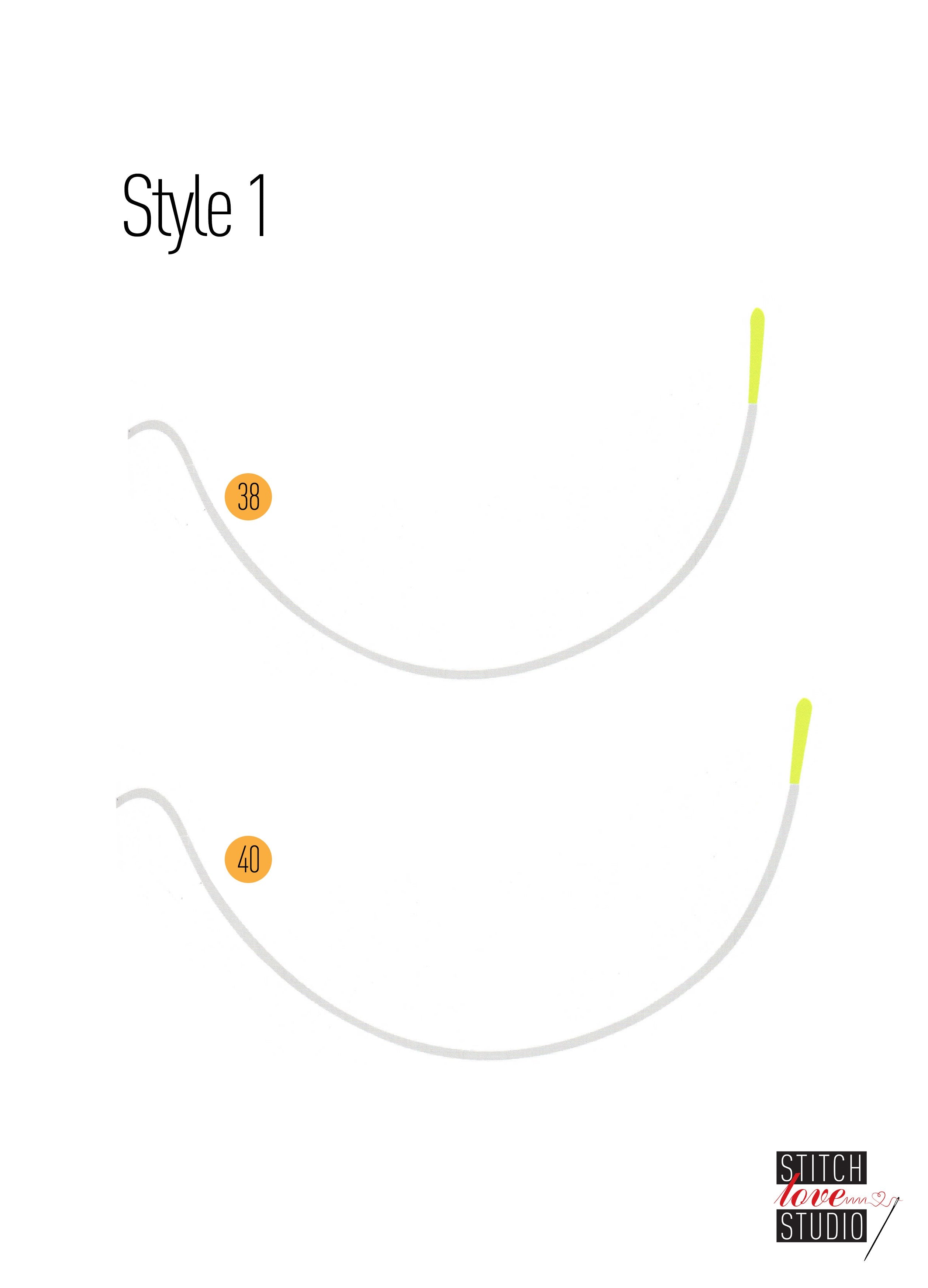 Continuous or Mono Underwire, Premium Quality Metal, Thermoplastic Coated- Low and High Center Options- Sizes 32-40 - Stitch Love Studio