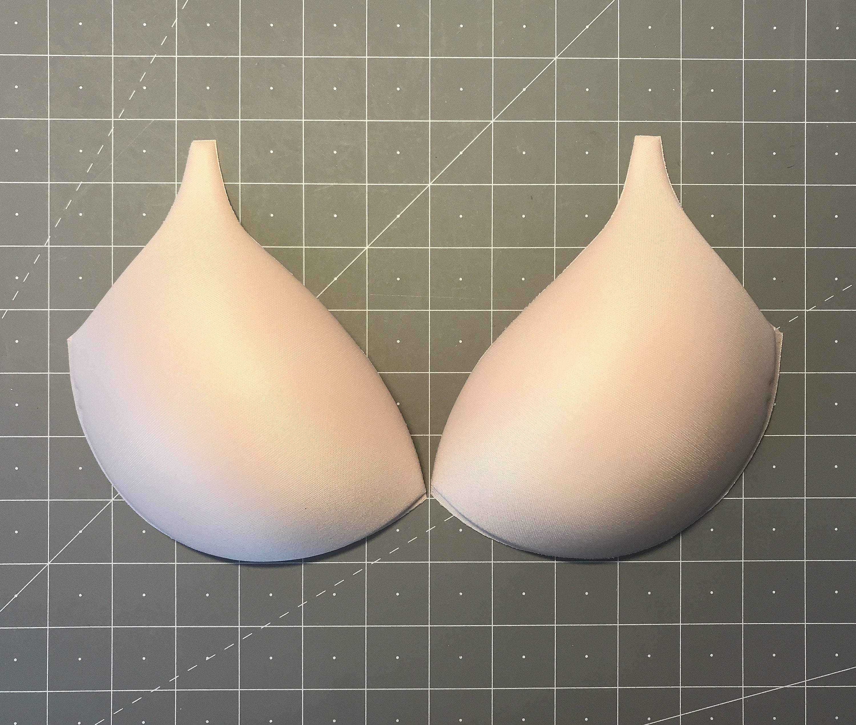Molded Contoured Bra Cups, Inserts or Sewn In- in beige or black- Sizes 32-42 - Stitch Love Studio