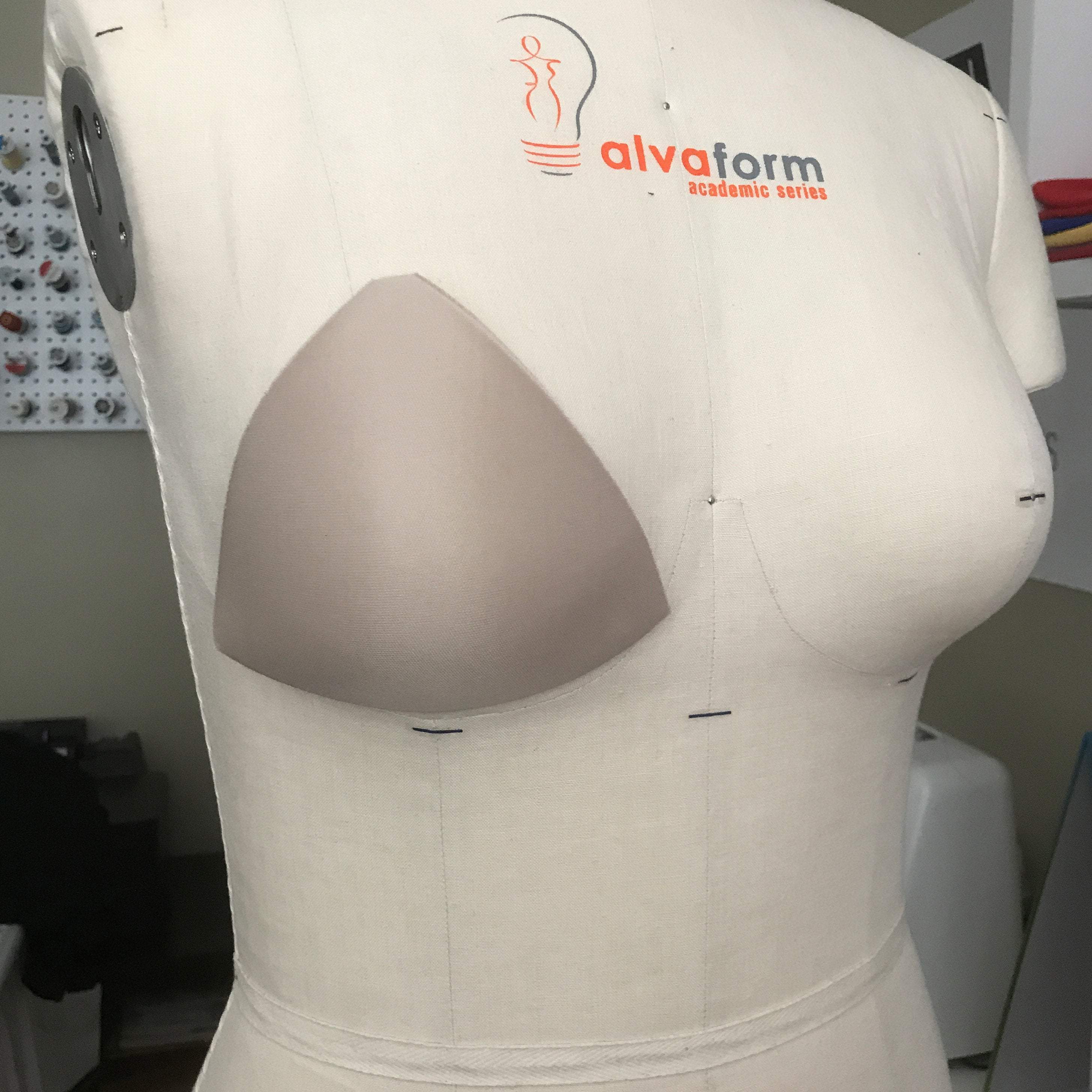 Triangle Bra Cup Inserts- Sizes 34-40 - Stitch Love Studio