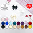 1" or 25mm Small Satin Bows in 18 Colors!- Set of 2 - Stitch Love Studio