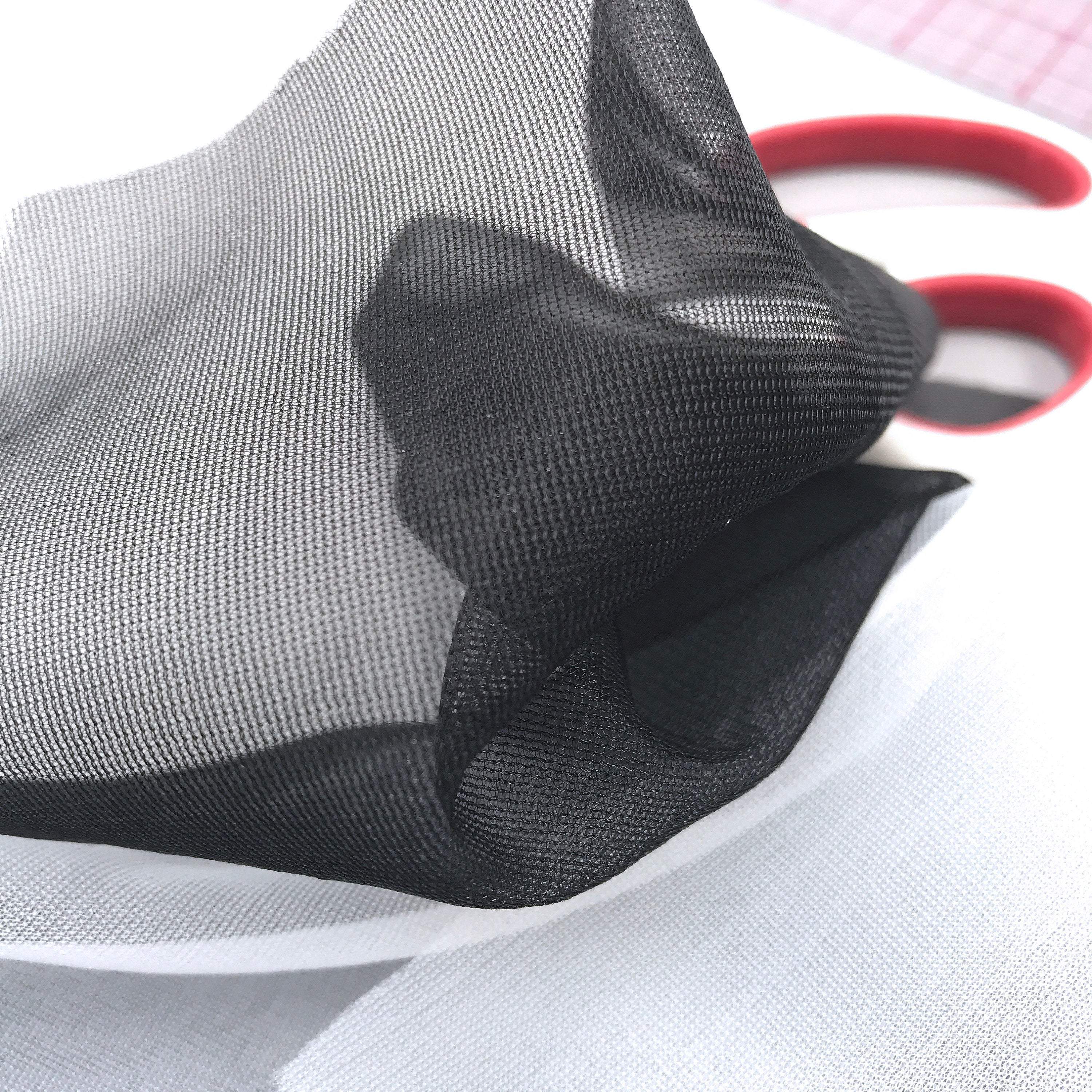 TO BE DISCONTINUED Sheer Nylon Tricot or Bra lining, low stretch- by the 1/2 Yard - Stitch Love Studio