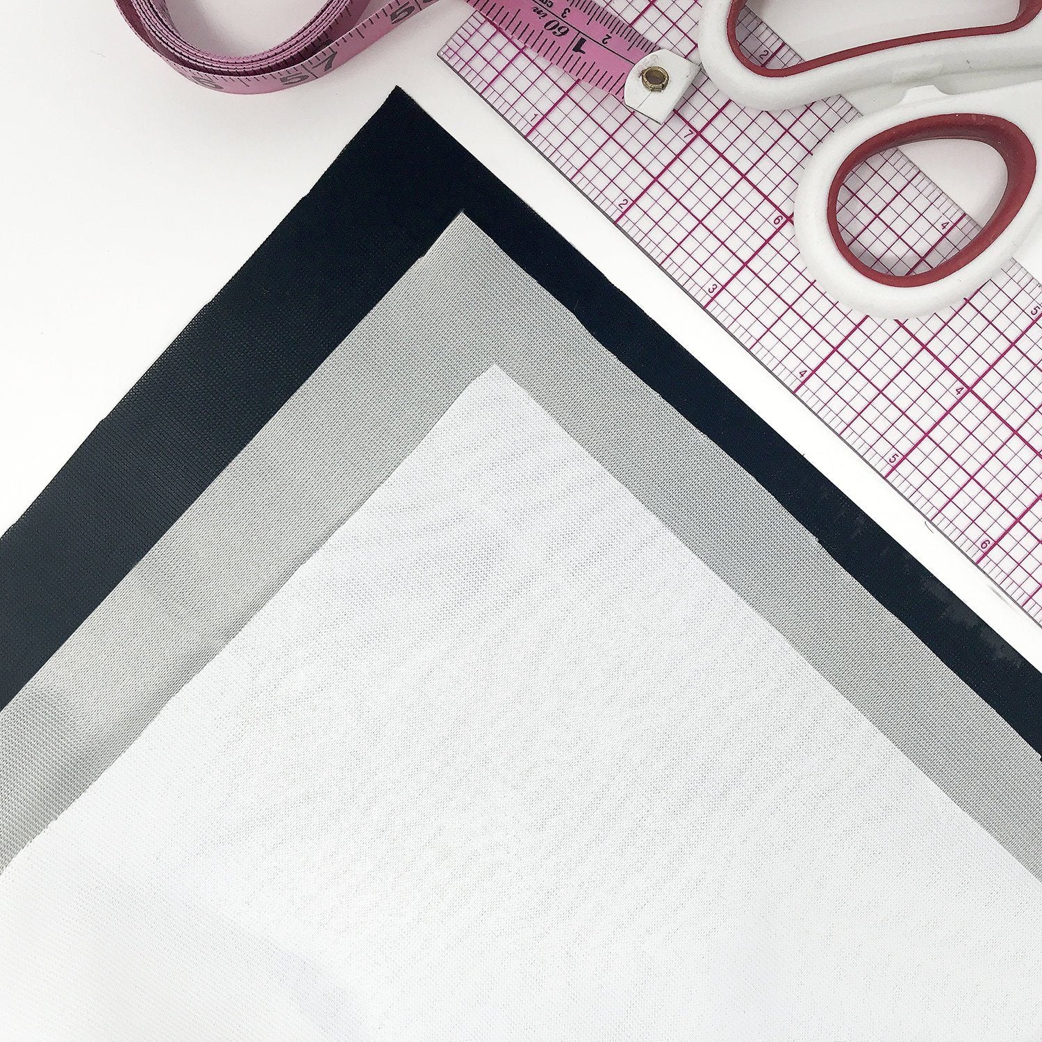 TO BE DISCONTINUED Stabilizer Tricot Sturdy and Rigid Fabric- by the 1/2 Yard - Stitch Love Studio