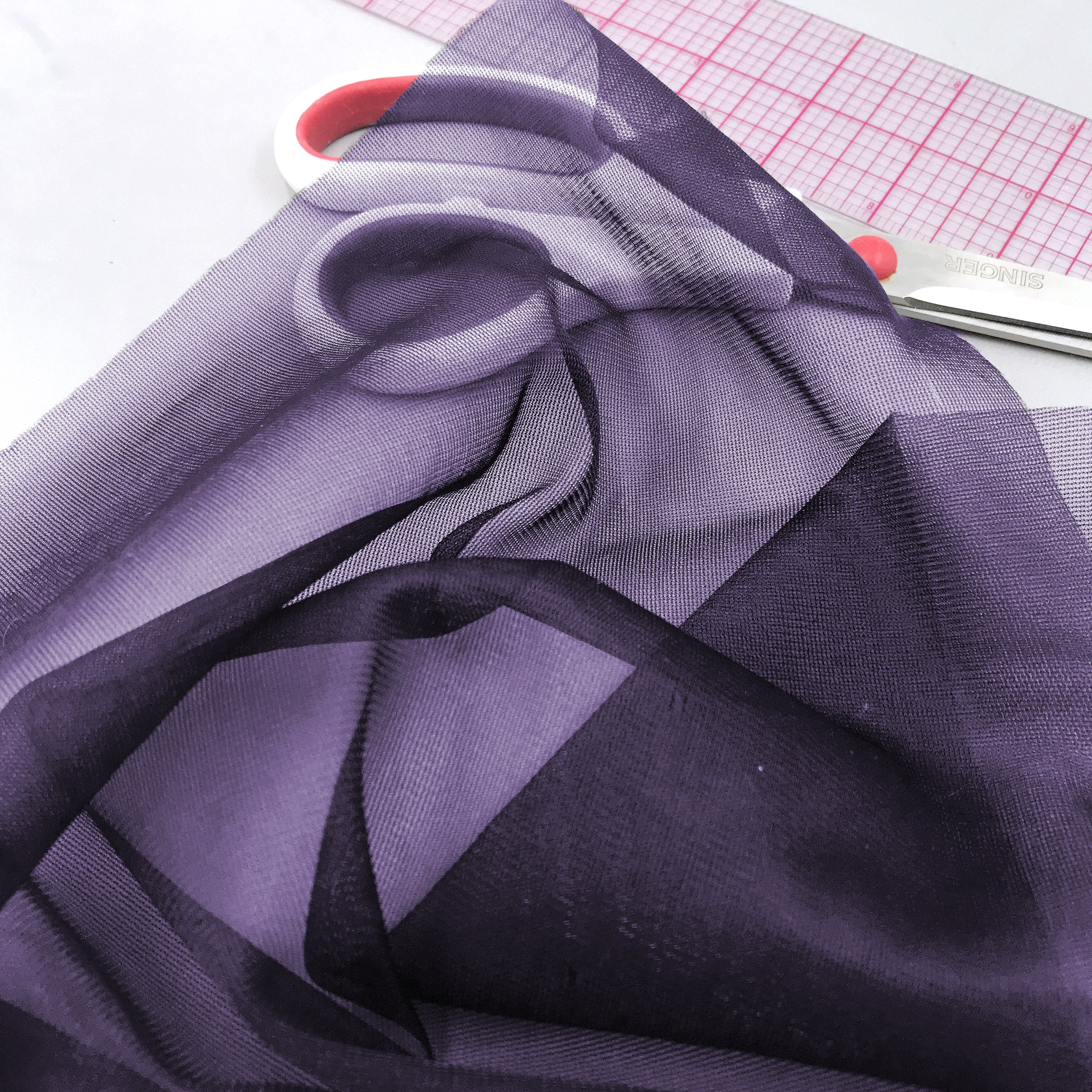 TO BE DISCONTINUED Sheer Nylon Tricot or Bra lining, low stretch- by the 1/2 Yard - Stitch Love Studio