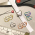 3/8" (10mm), 1/2" (12mm), 5/8" (15mm) Metal Heart-Shaped Bra Strap Sliders- Set of 2 - Stitch Love Studio