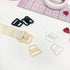 1/2" (12mm) or 3/4" (18mm) Maternity Bra Strap Hooks in Black, White & Ivory- Set of 2 - Stitch Love Studio