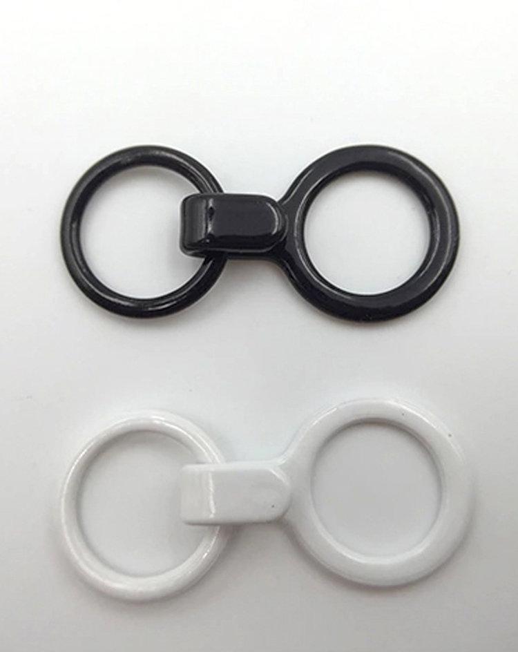 3/8" (10mm) Ring with J-Hook Set, Converts Bra into a Racer Back - Stitch Love Studio