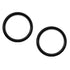 Set of 2 Rings OR 2 Sliders Bra Strap Sliders in Black- 3/8" (10mm), 1/2" (12mm), 5/8" (15mm), 1/4" (6mm) - Stitch Love Studio