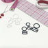 Set of 2 Rings OR 2 Sliders Bra Strap Sliders in White 3/8" (10mm), 1/2" (12mm), 5/8" (15mm) - Stitch Love Studio