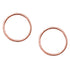 Set of 2 Rings OR 2 Sliders in Rose Gold– 1/4" (6mm), 3/8" (10mm), 1/2" (12mm), 5/8" (15mm), 3/4" (20mm) - Stitch Love Studio