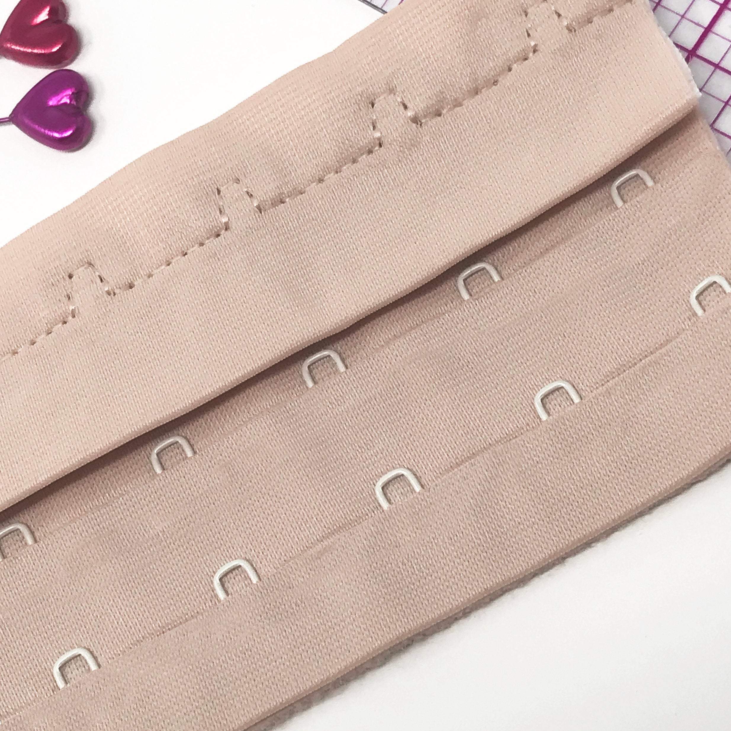 Continuous 3 Row Hook and Eye Tape, by the 1/4 Yard Increments - Stitch Love Studio