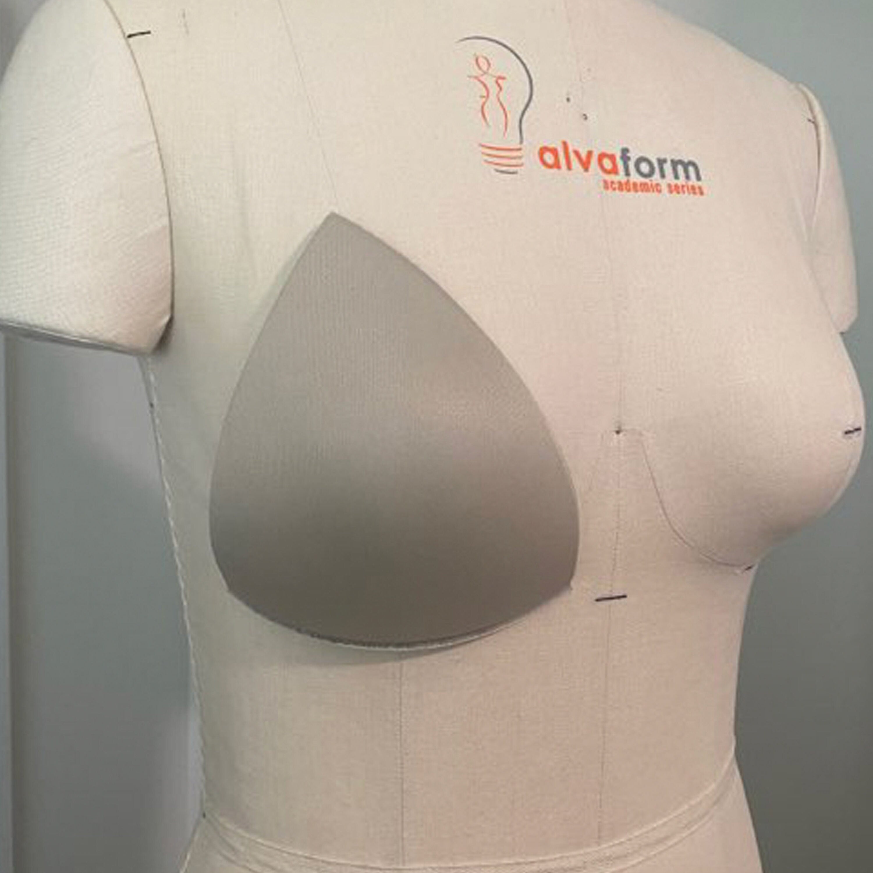 Push Up Triangular Shaped Style 2, Bra Cups or Sewn In for Lingerie, Swimwear, Dance Costumes, Dresses - Sizes 32-38 - Stitch Love Studio