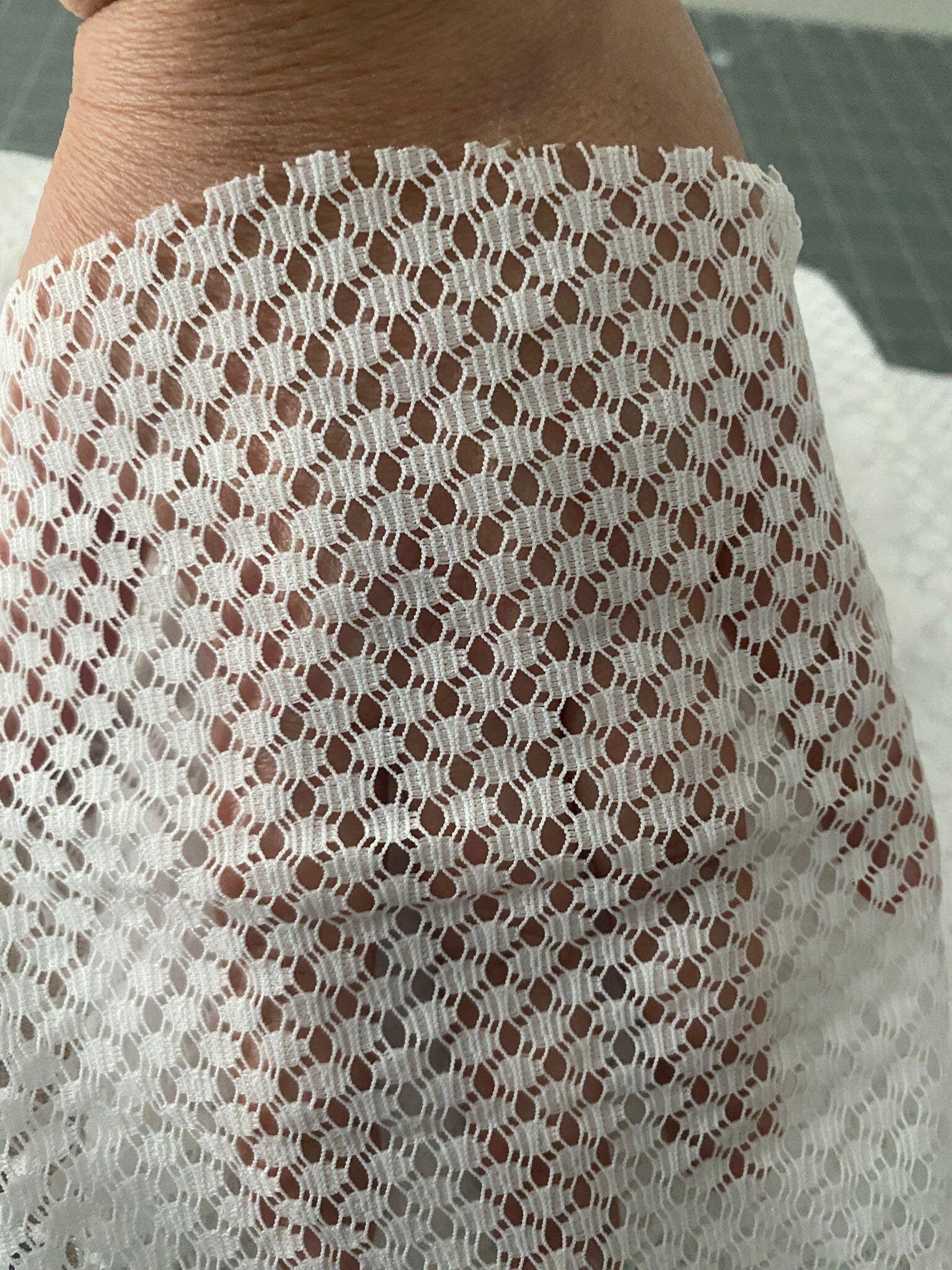 Geometric Stretch Mesh Fabric, by the 1/2 Yard, Lightweight Power Mesh, High Quality - Stitch Love Studio