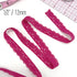 1/2" (12mm) Stretch Narrow Lace Trim, Decorative Elastic in Pink– 5 yards - Stitch Love Studio