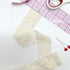 1 3/4" (44mm) Narrow Stretch Ivory Lace- 1 Yards - Stitch Love Studio