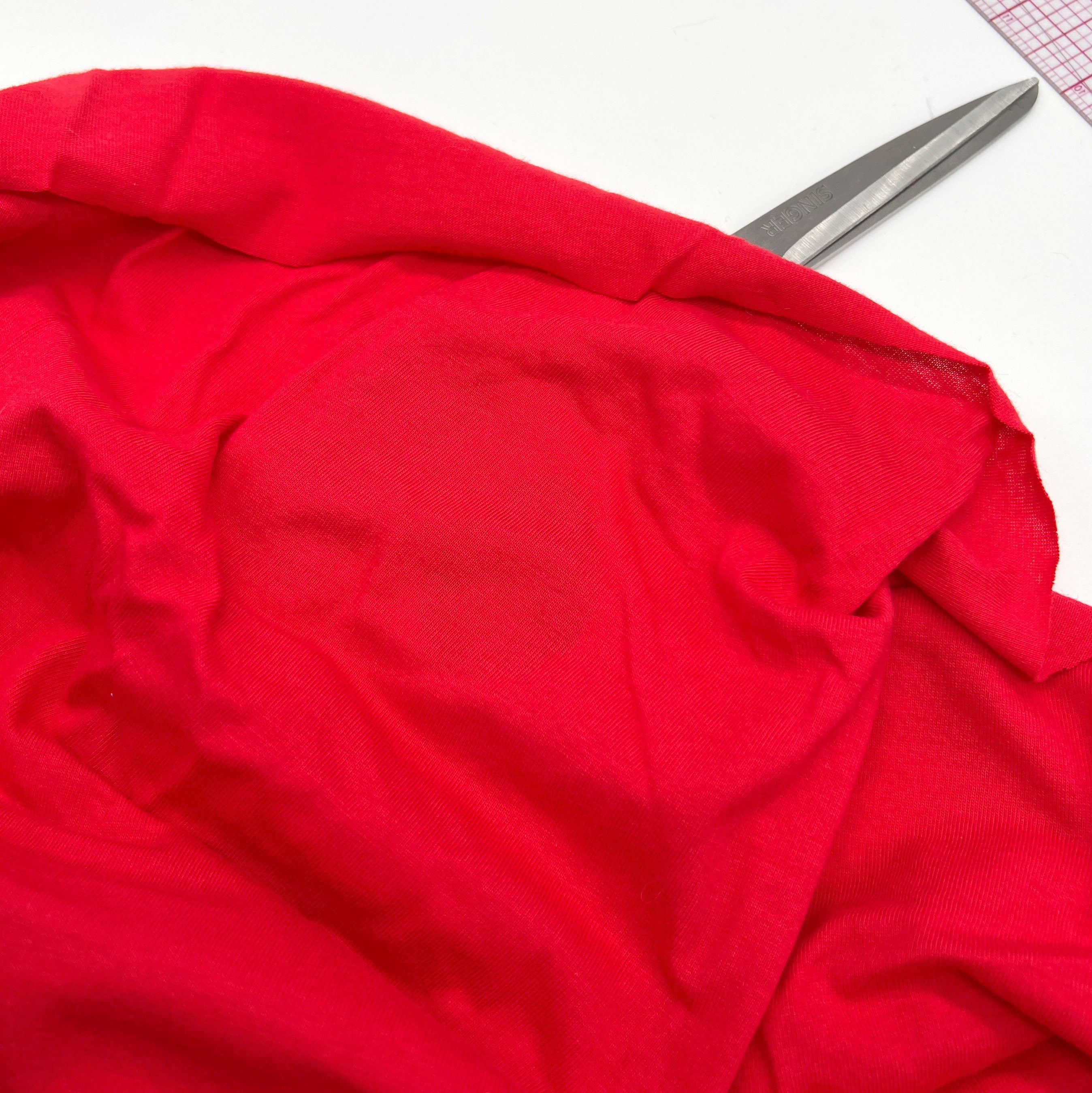 Cotton Knit Jersey Fabric. Mechanical stretch - 1/2 Yard - Stitch Love Studio