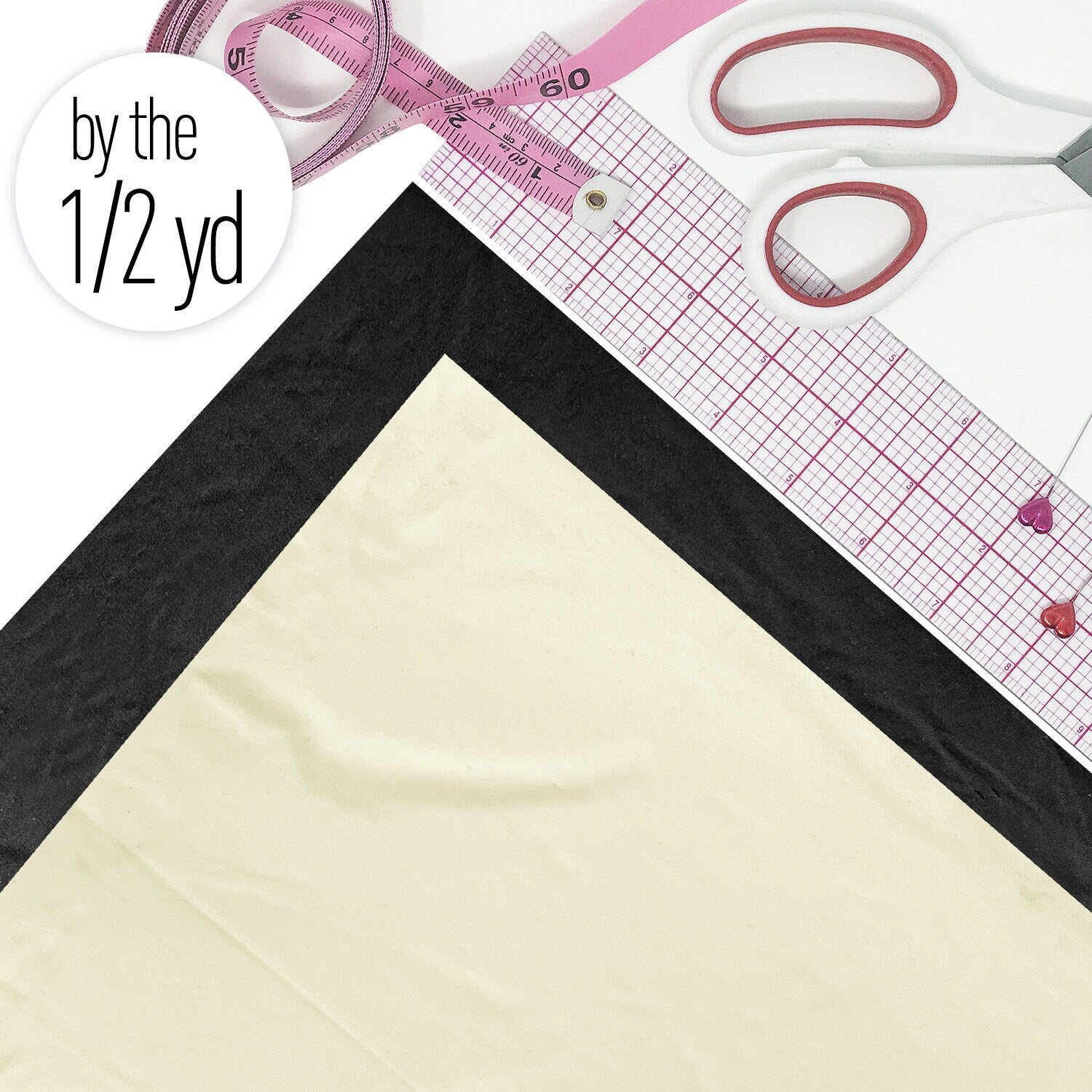 Soft, High-Quality, Lightweight Stretch Tricot Fabric, by the 1/2 Yard - Stitch Love Studio