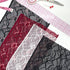 9" (23cm) Stretch Lace, Soft, High Quality in Black, White, Black-Pink or Wine-Pink- by the 1 yard - Stitch Love Studio