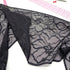 9" (23cm) Stretch Lace, Soft, High Quality in Black, White, Black-Pink or Wine-Pink- by the 1 yard - Stitch Love Studio