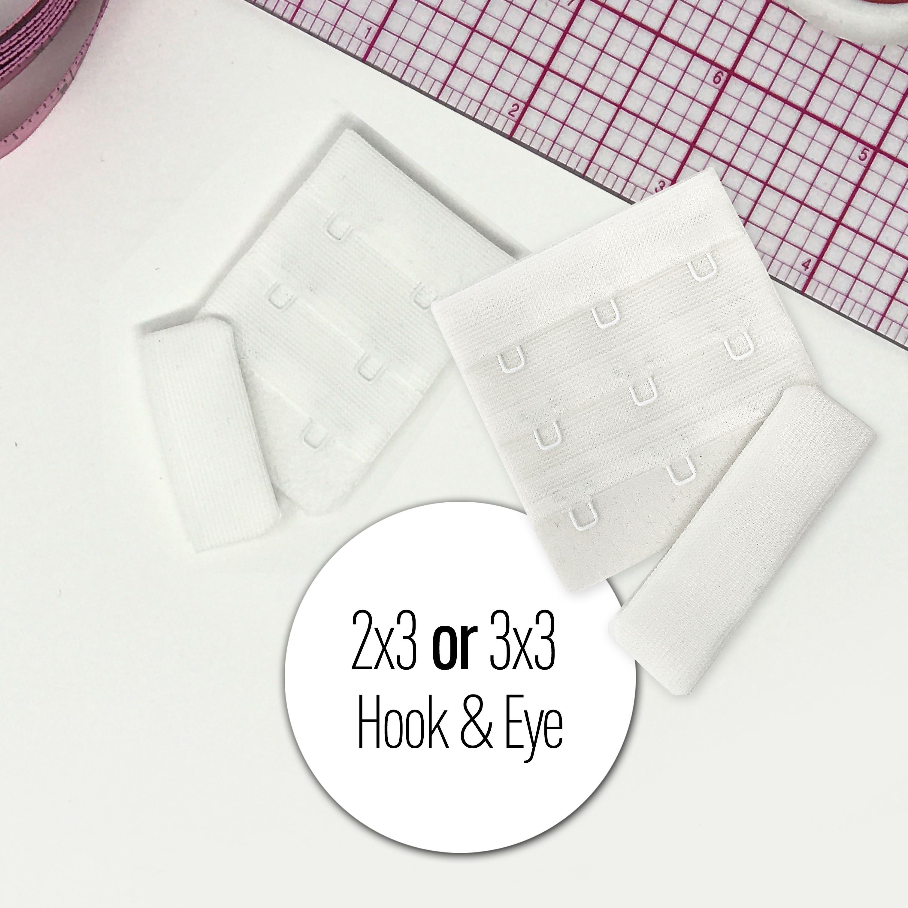 Basic Bra or Bralette Making Kit in White- 3/8" (10mm) or 1/2" (12mm) - Stitch Love Studio