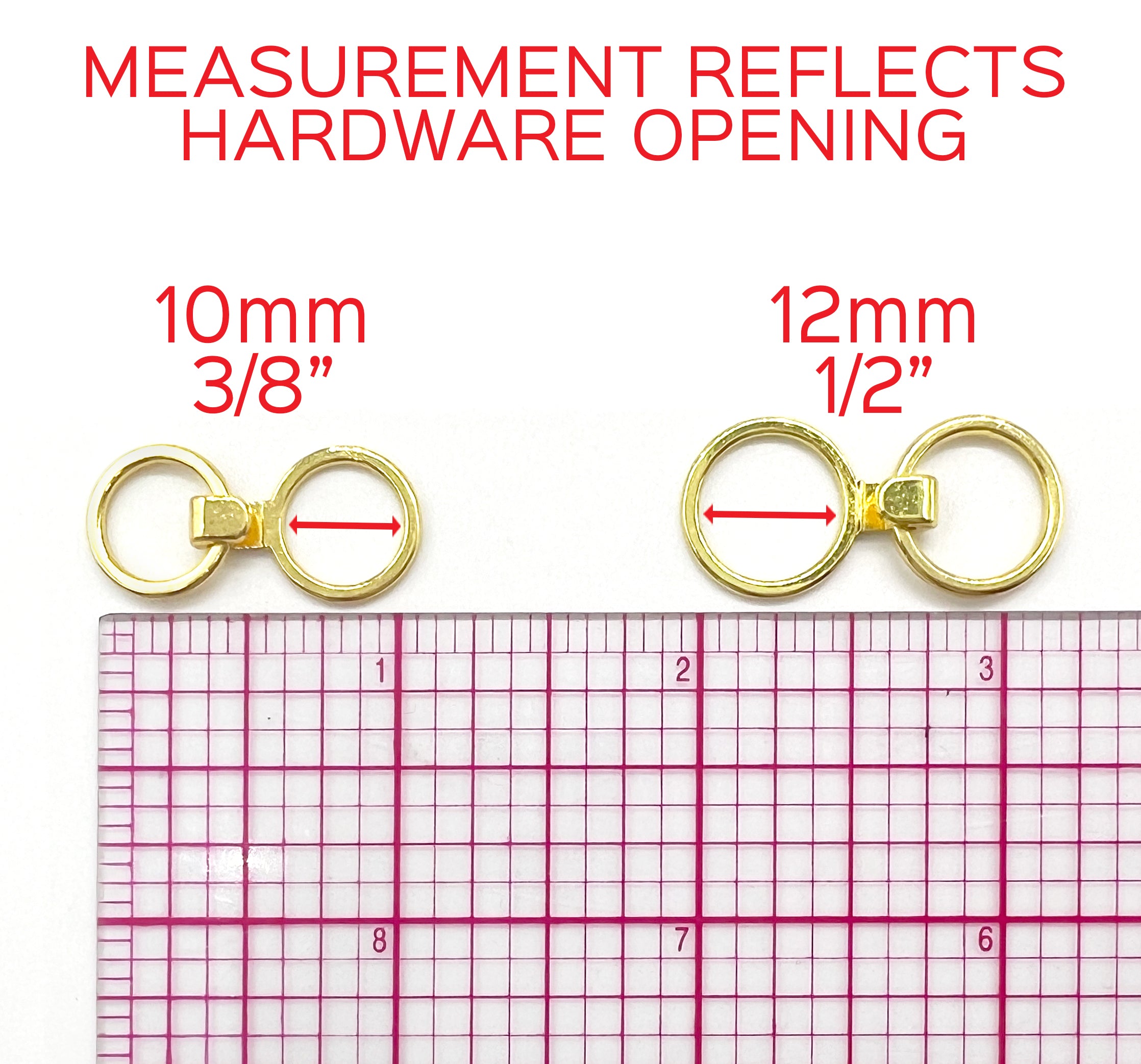 1/2" (12mm) or 3/8" (10mm) J-Hook with ring Set, Converts Bra into a Racer Back - Stitch Love Studio