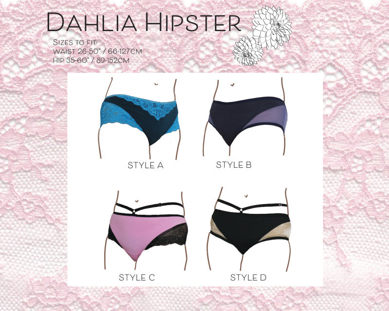 PDF Primrose Dawn Sewing Pattern- Dahlia Hipster - Stitch Love Studio