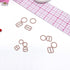 CLEARANCE- 5 Pair of Rings OR Sliders Bra Strap Sliders in Deep Beige for Bra making or Swimwear - 1/4"/6mm, 3/8"/10mm, 1/2"/12mm - Stitch Love Studio