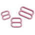 CLEARANCE- 5 Pair of Rings OR Sliders Bra Strap Sliders in Dusty Pink for Bra making or Swimwear - 1/4"/6mm, 3/8"/10mm, 1/2"/12mm - Stitch Love Studio