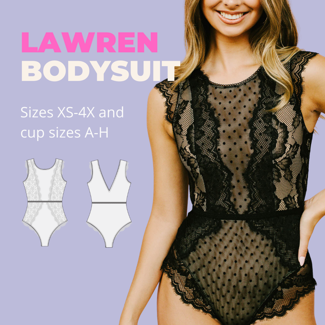 PDF Madalynne Sewing Pattern- Lawren Bodysuit