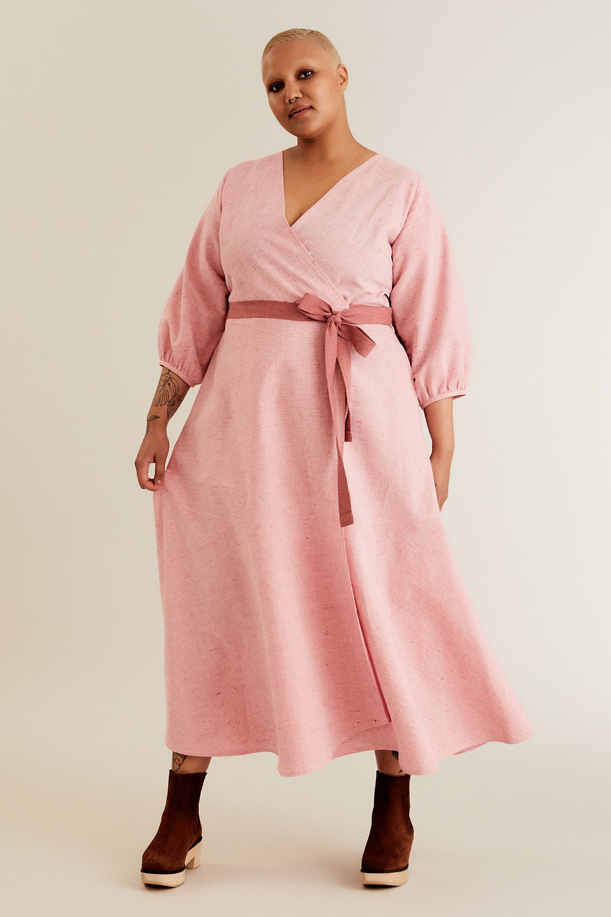 PDF Named Clothing Pattern- Hali Wrap Dress & Jumpsuit - Stitch Love Studio