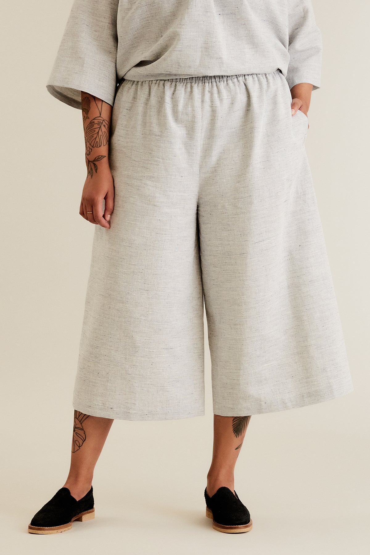 PDF Named Clothing Pattern- Ninni Elastic Waist Culottes
