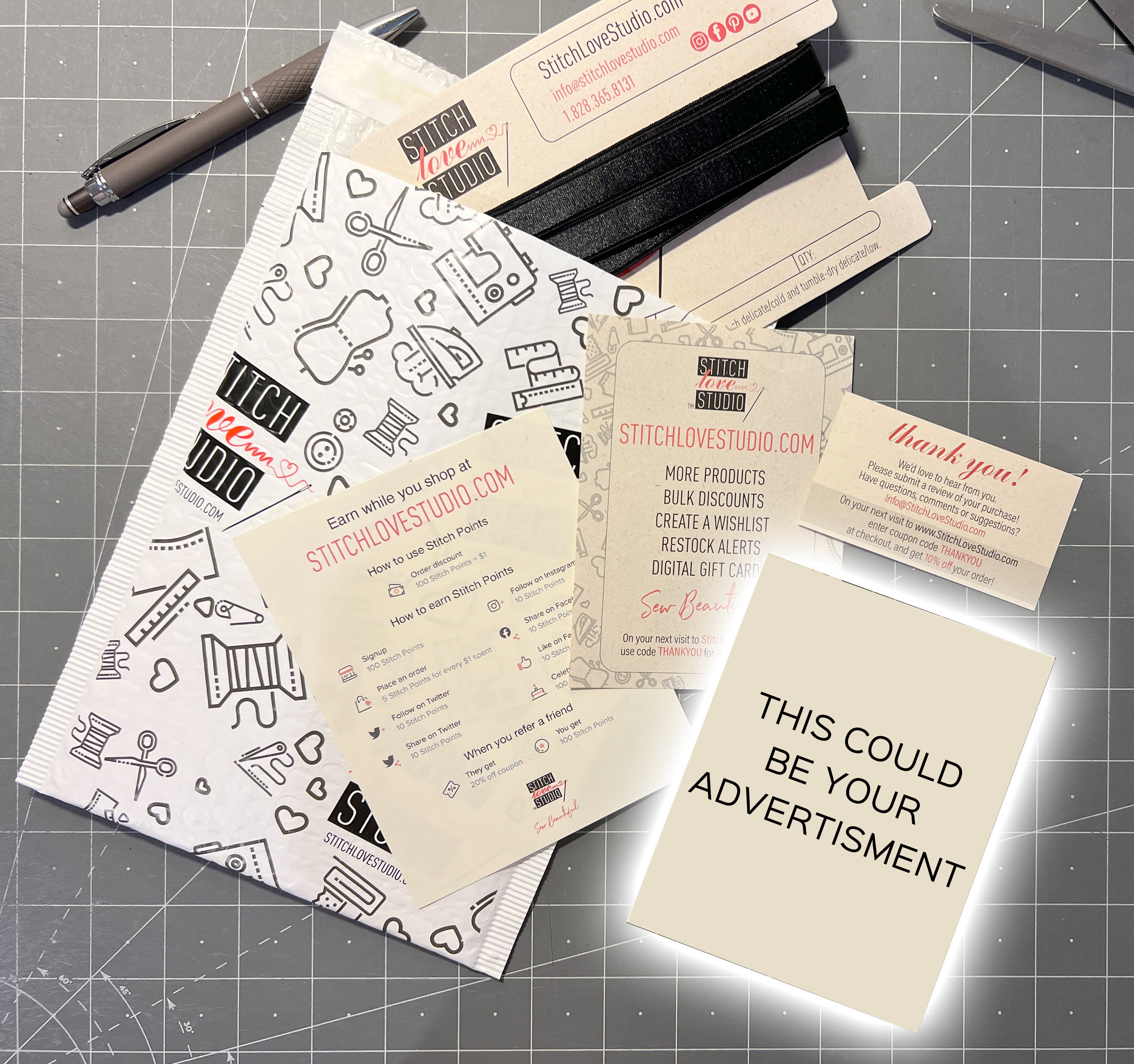 Advertising- Super Combo Package- One Month - Stitch Love Studio