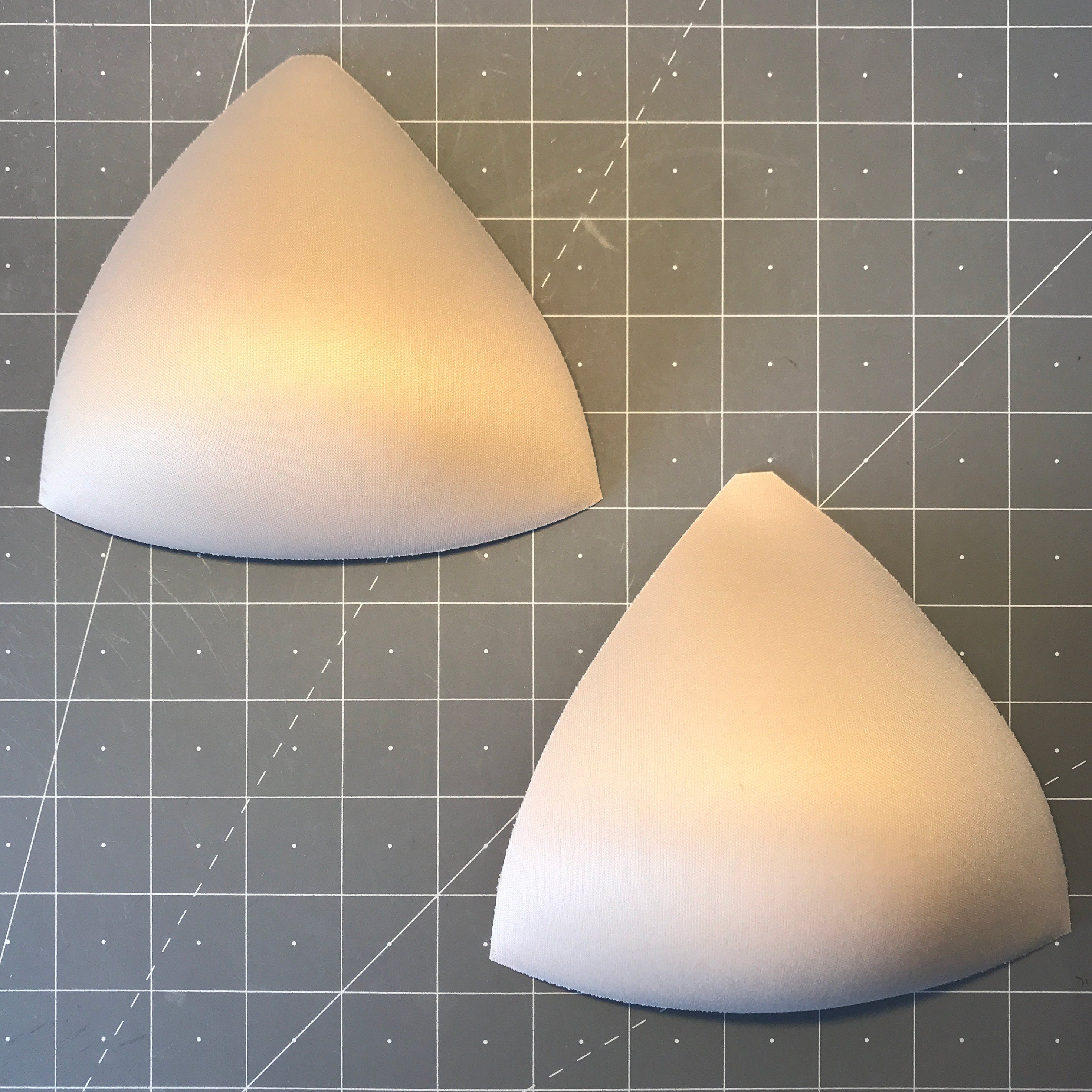 Triangle Bra Cup Inserts- Sizes 32-40