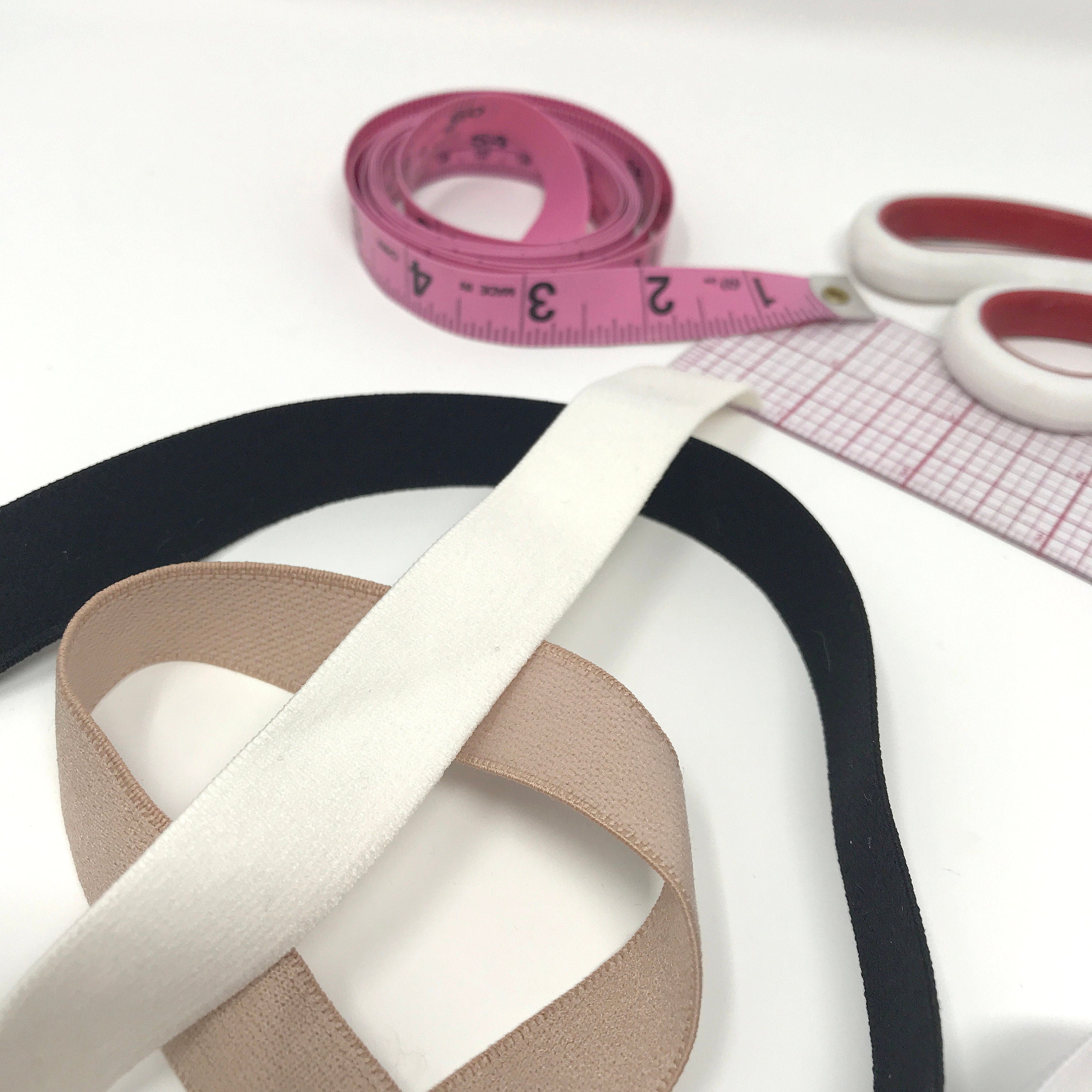 Stitch Love Studio- 1 inch or 25mm satin elastic