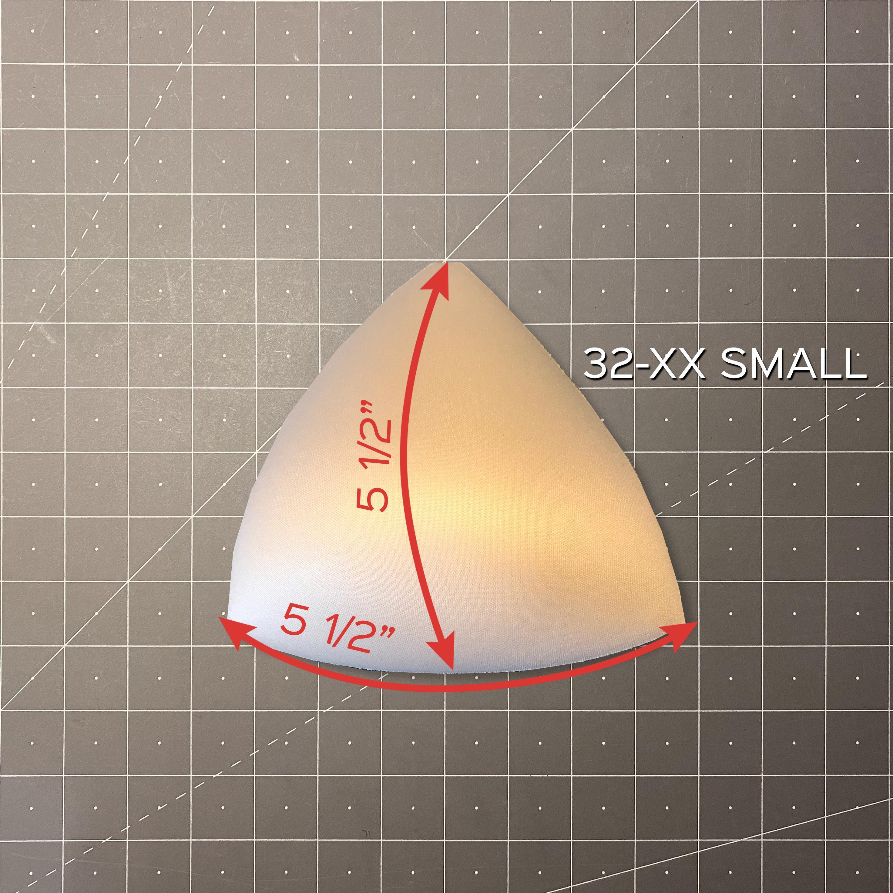 Triangle Bra Cup Inserts- Sizes 32-40