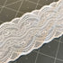 2 1/4" (6cm) or Wide White Stretch Lace- 1 Yard-Stitch Love Studio