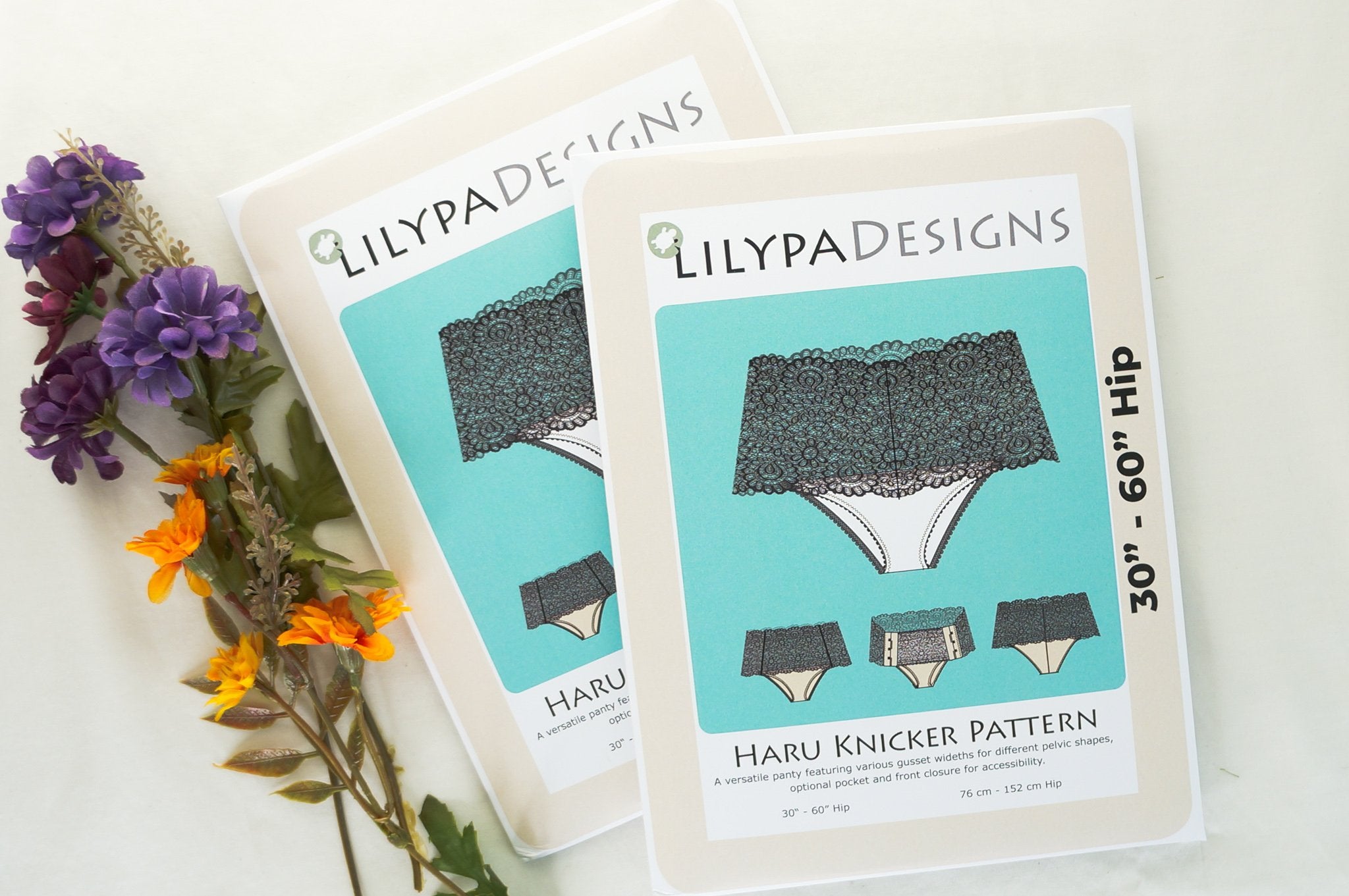LilypaDesigns Haru Knicker Pattern = 32-60" Hip = PAPER-Stitch Love Studio