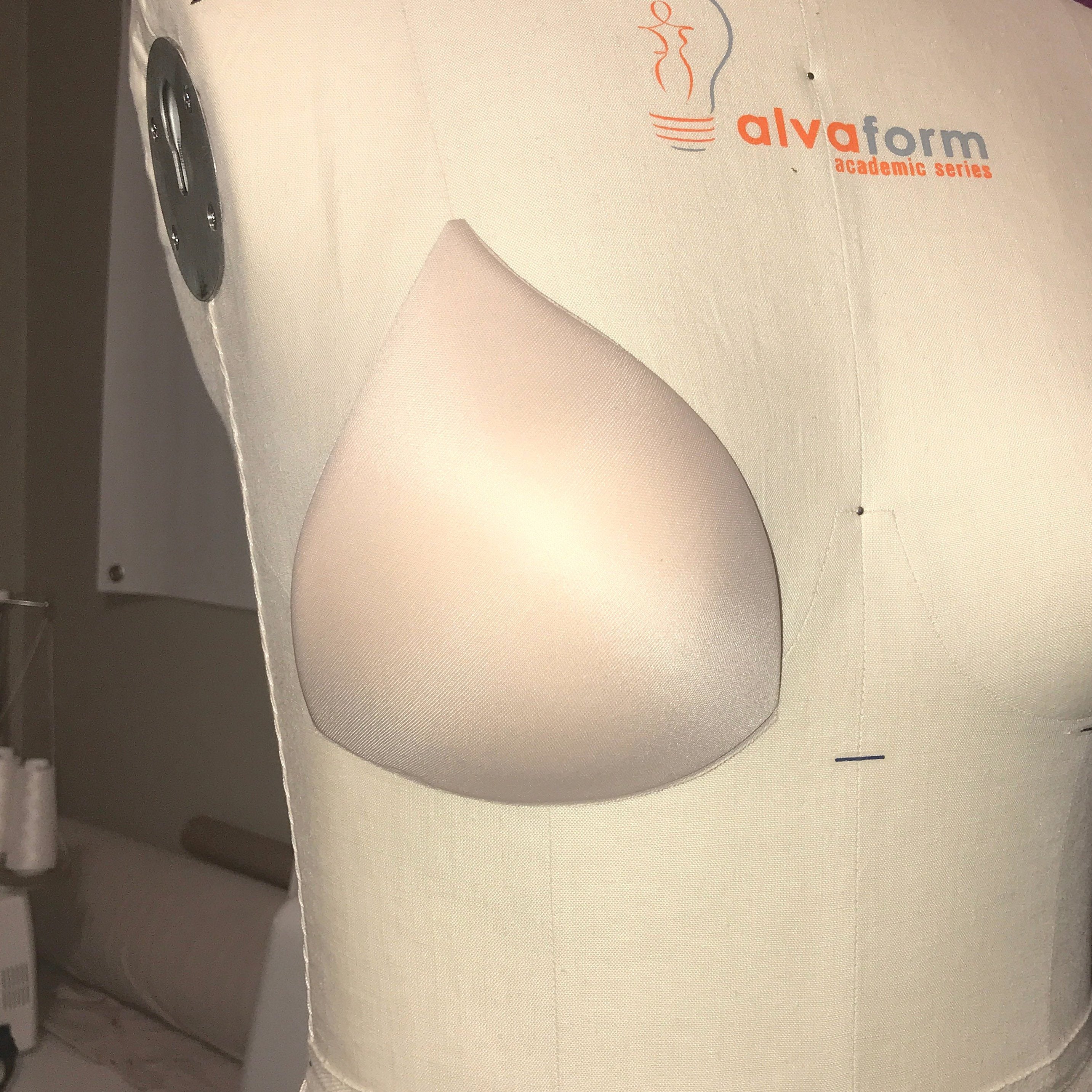 Push Up Triangular-Shaped, Bra Cups or Sewn In for Lingerie, Swimwear, Dance Costumes, Dresses - Sizes 32-38 - Stitch Love Studio