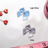 1" (25mm) Small Satin Bows with Pearlesque Bead- Set of 2-Stitch Love Studio