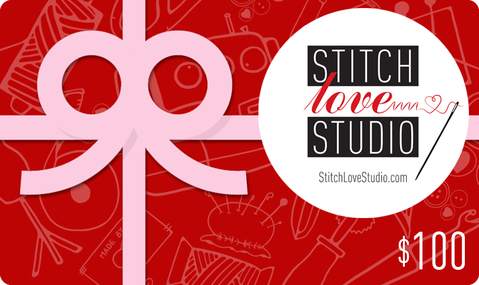 E-Gift Card- $10, $25, $50 or $100-Stitch Love Studio