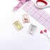 1 1/8" (30mm) Slim Metal Front Closures - Silver, Rose Gold or Gold for Bra, Swimwear and Lingerie - Stitch Love Studio