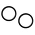Set of 2 Rings OR 2 Sliders Bra Strap Sliders in Black- 3/8" (10mm), 1/2" (12mm), 5/8" (15mm), 1/4" (6mm)-Stitch Love Studio
