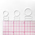 Set of 2 Rings OR 2 Sliders Bra Strap Sliders in White 3/8" (10mm), 1/2" (12mm), 5/8" (15mm) - Stitch Love Studio