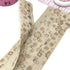 CLEARANCE– Continuous 3 or 2 Row Hook and Eye Tape, in Beige Flower Print- by the 1/4 Yard-Stitch Love Studio