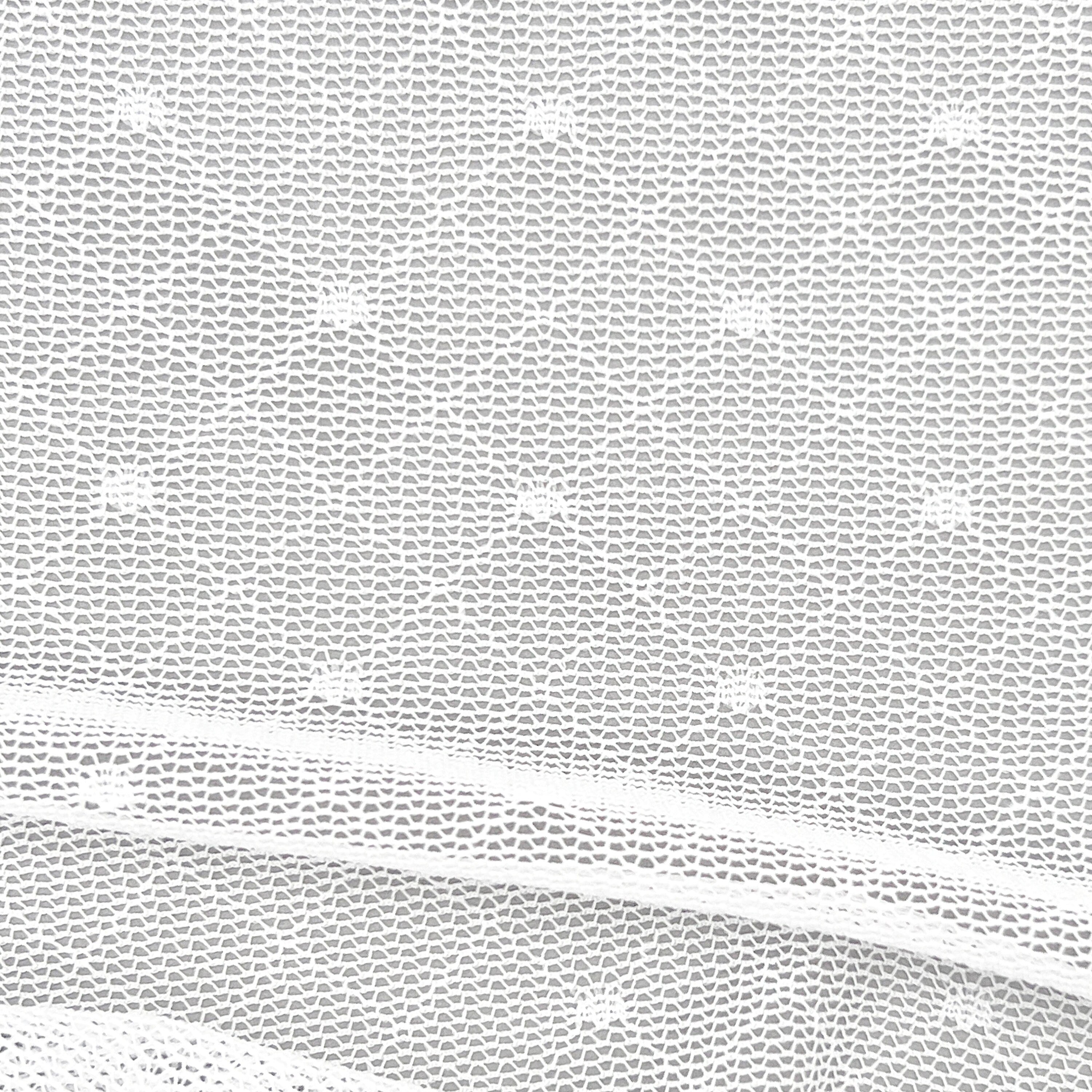 Dot Stretch Mesh Fabric, by the 1/2 Yard, Lightweight Power Mesh, High Quality-Stitch Love Studio