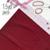CLEARANCE- Shiny Heavyweight Stretch Tricot Fabric, Burgundy Red- 1.5 yard piece