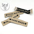 Cute Hand Made Garment Twill Tape Label- Set of 10 - Stitch Love Studio