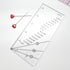 Acrylic Sewing Seam Guide Seam Allowance Guide Ruler, 1/8 to 2 Inch Straight Line Hems - Stitch Love Studio